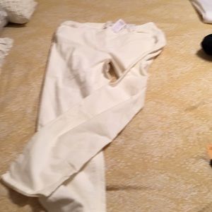 Off white Chico’s brushed corduroy jeans